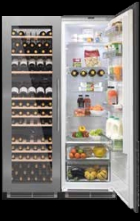 humor Woning Ver weg Wijnkast en koelkast combi met LED Touch - Airo Design
